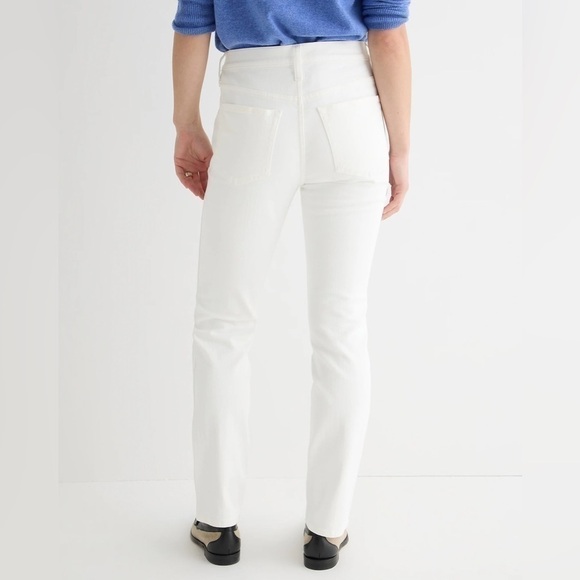 J. Crew 9" Vintage Slim-straight Jean in White Wash Size 25T - Picture 3 of 8